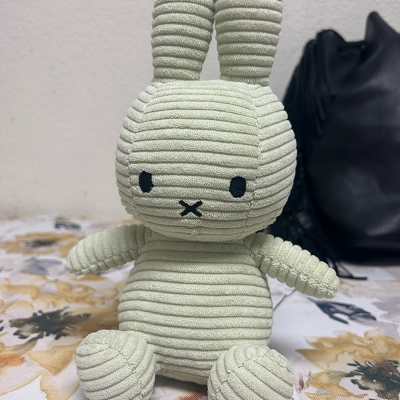 Miffy Light Green Corduroy Bunny Plush - Picture 1 of 8